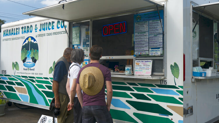 Lunch of local fare
